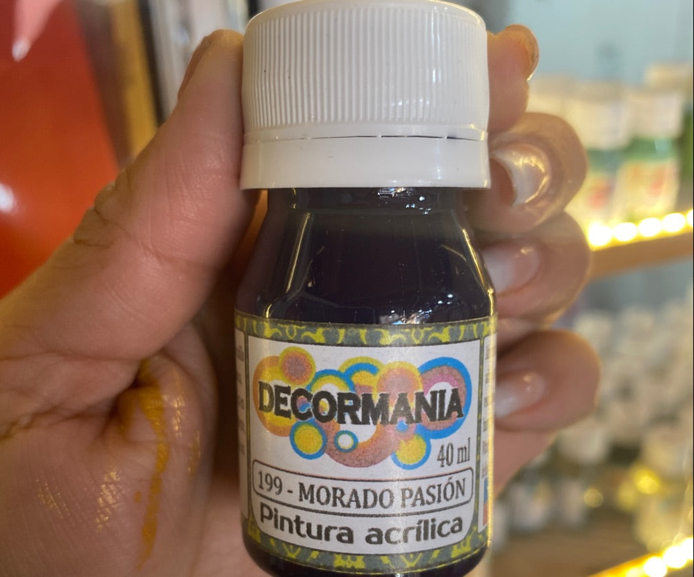 Pintura acrílica Morado Pasión (199)