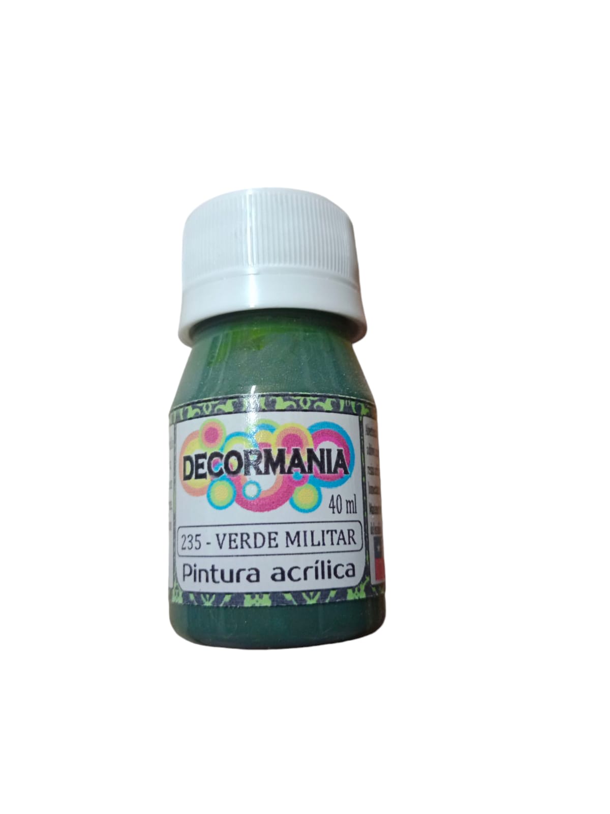 Pintura acrílica verde militar (235)