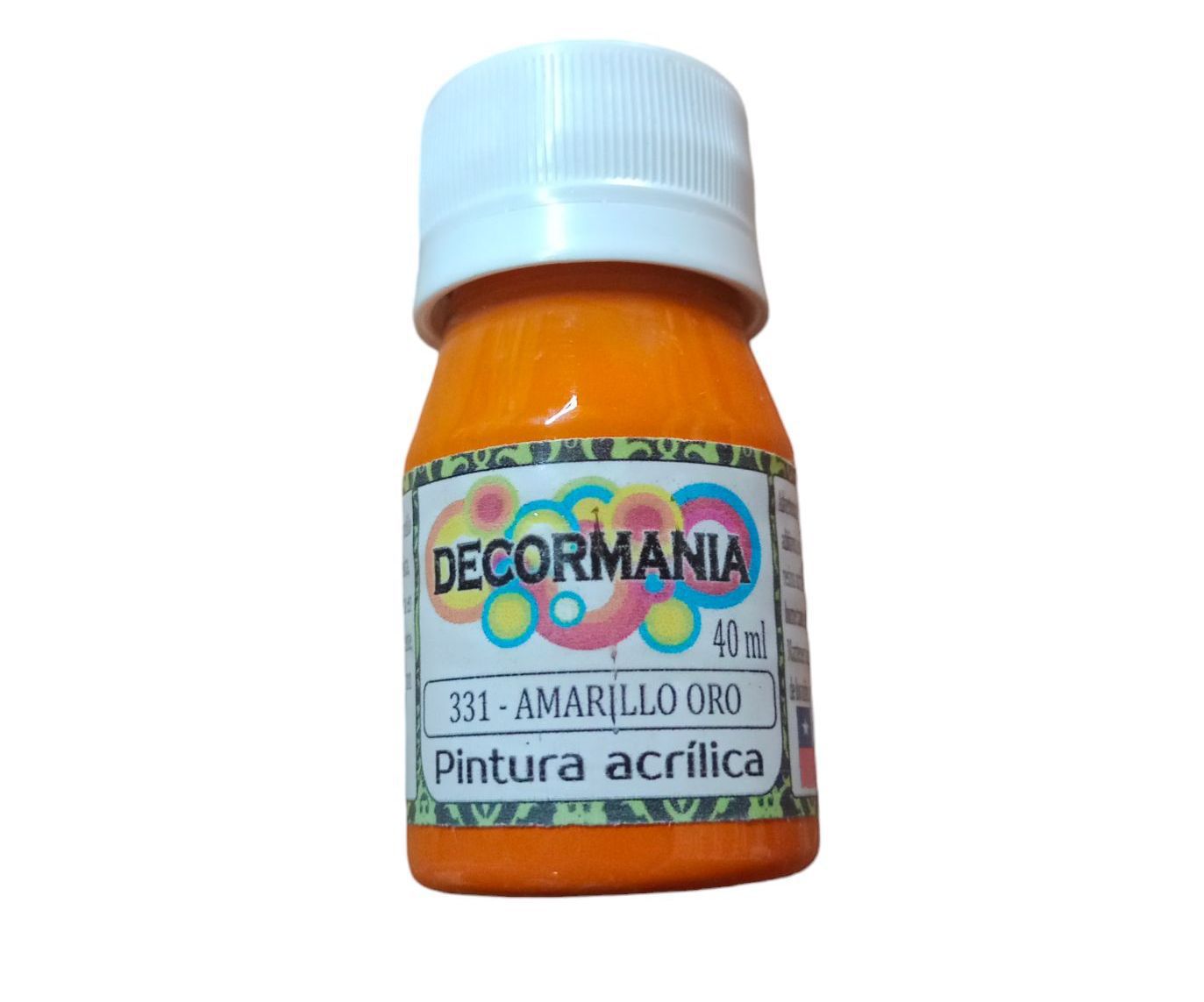 Pintura acrilica Amarillo Oro (331)