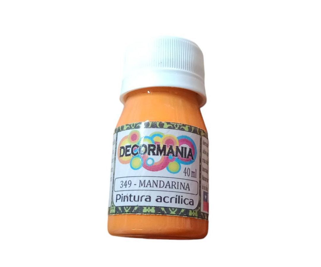 Pintura acrílica mandarina (349)