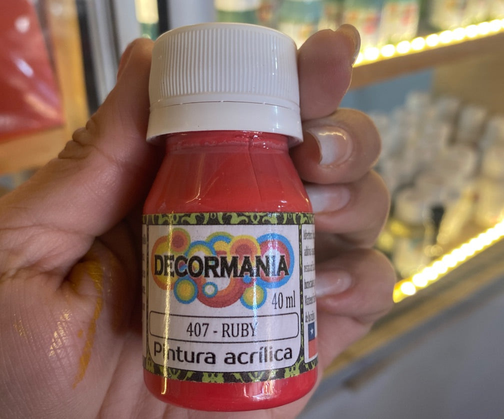 Pintura acrílica Ruby (407)