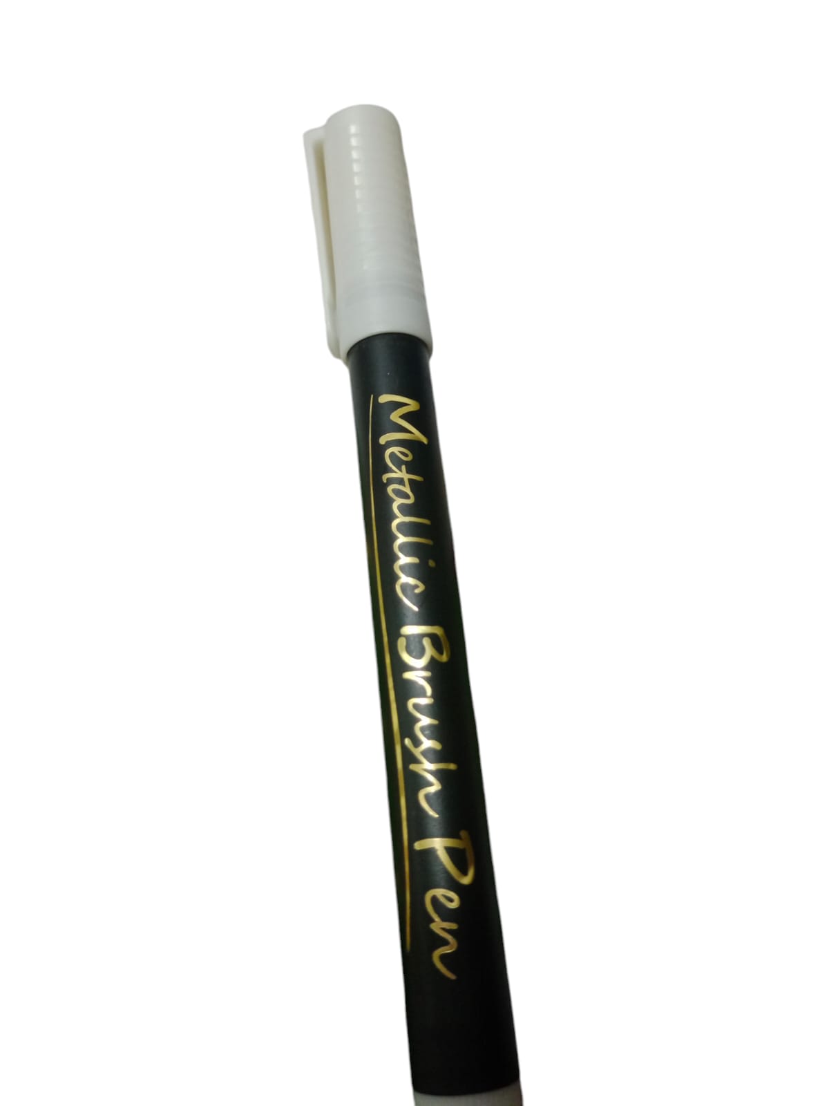 Lápiz acrílico metalizado blanco