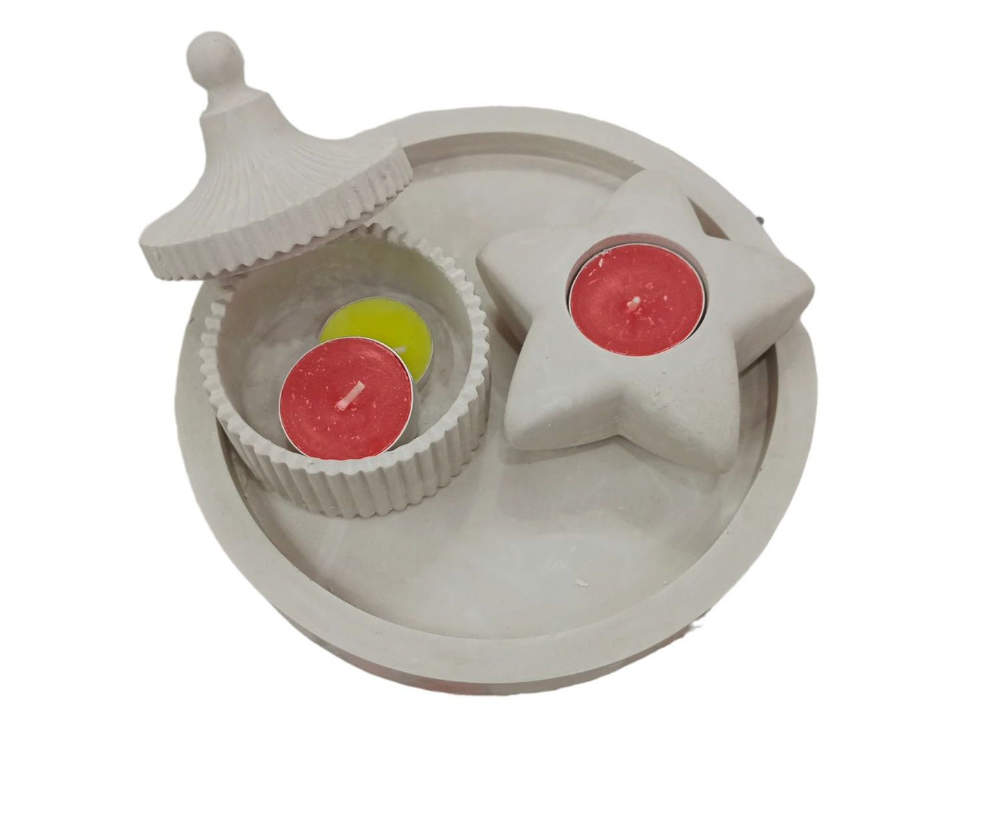 Set porta vela (550)