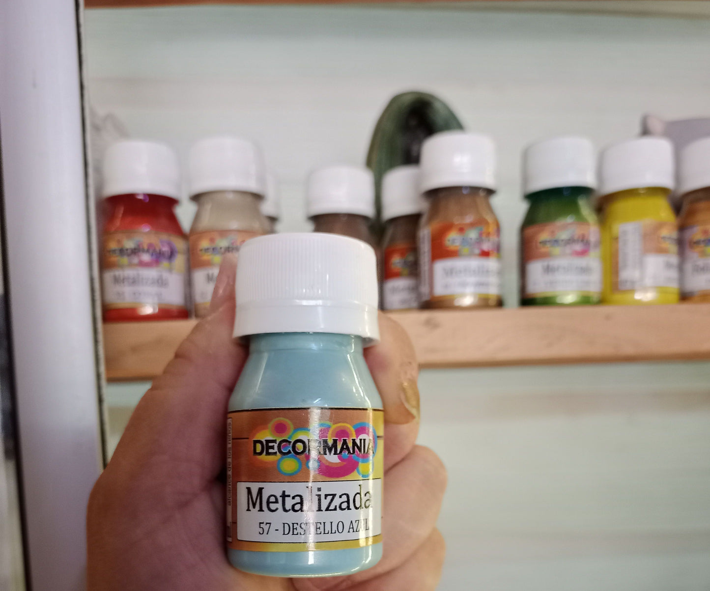 Pintura metalizada Destello azul (57)