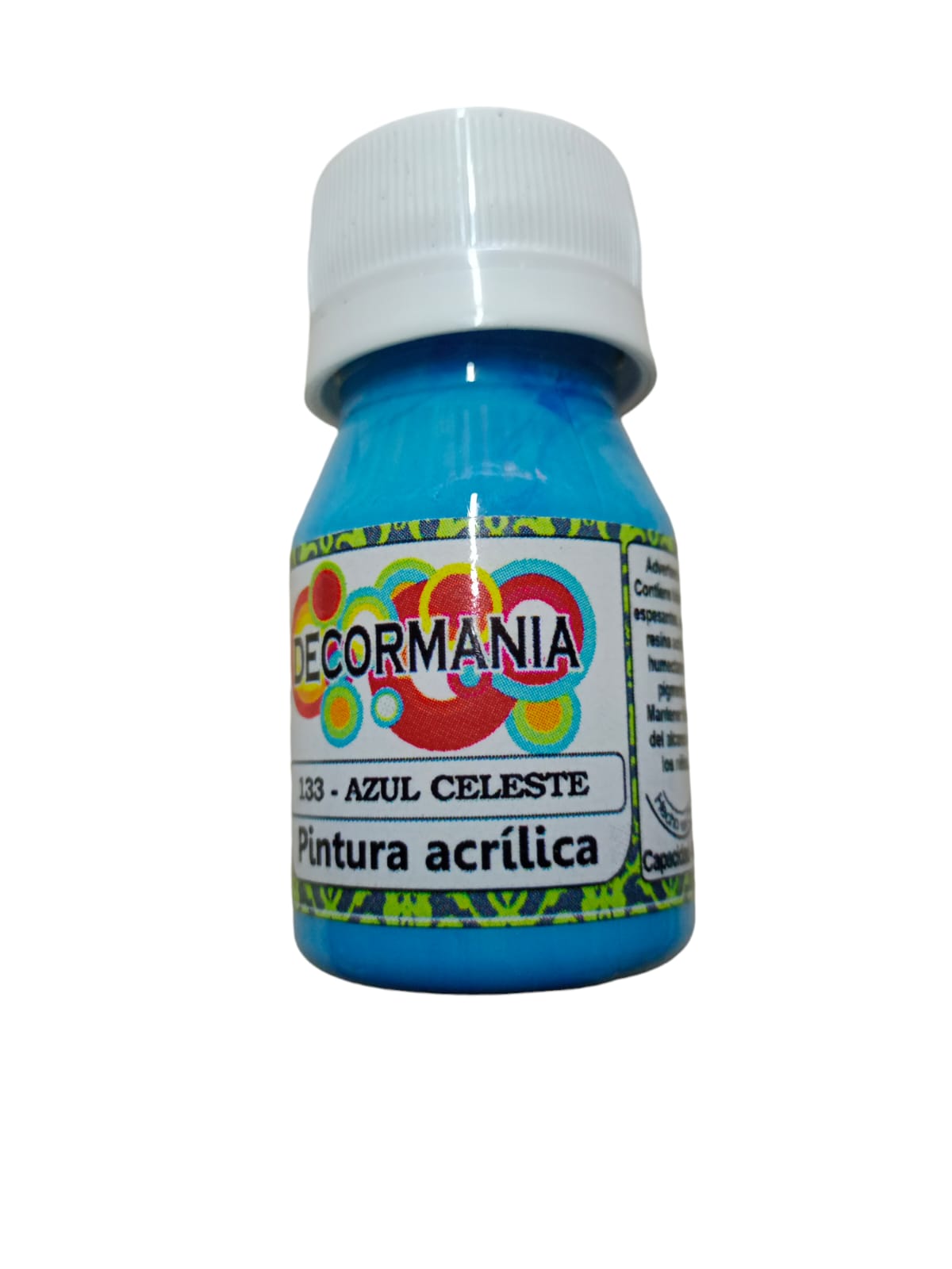 Pintura acrílica azul celeste (133)