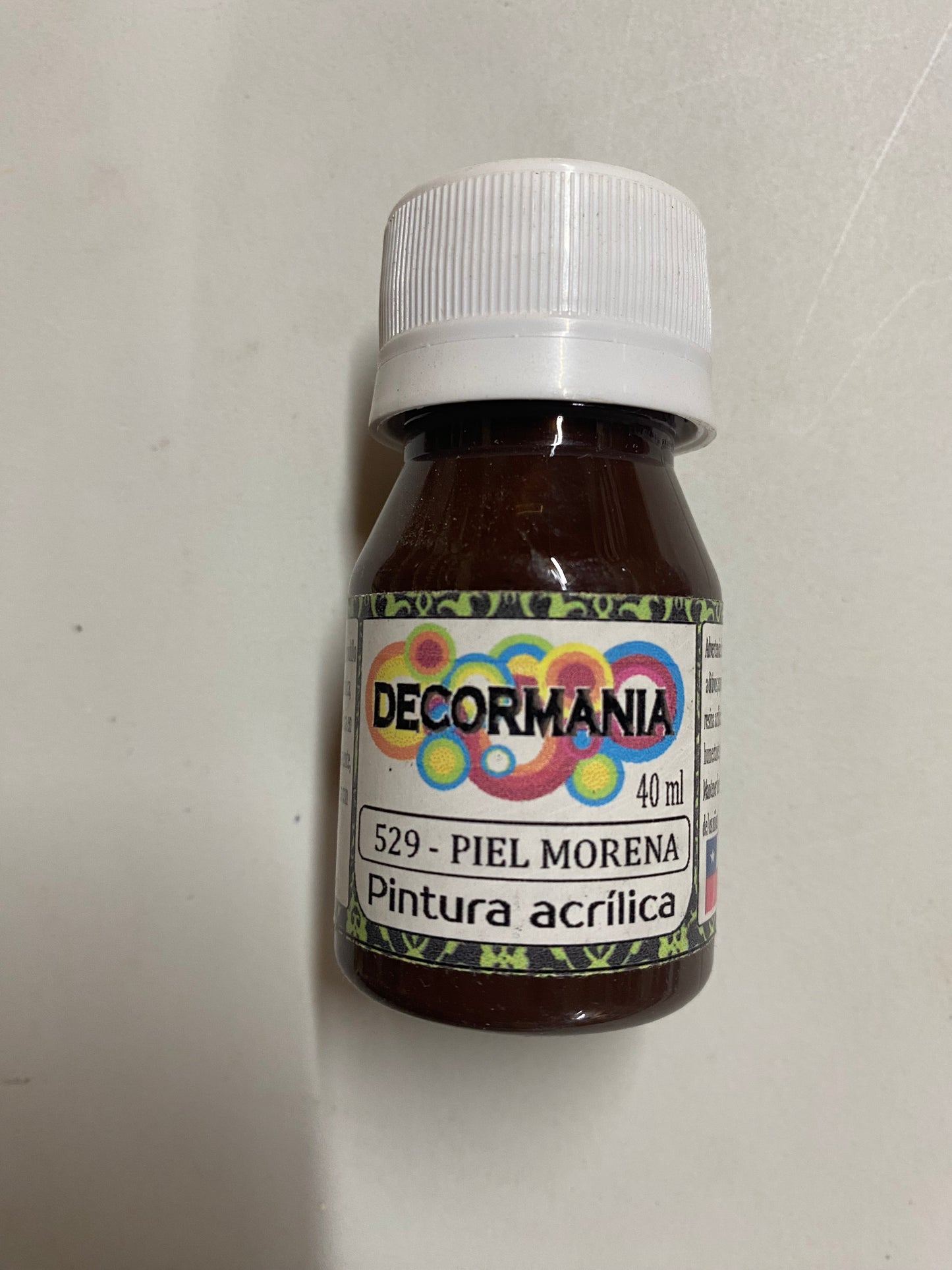 Pintura acrílica Piel morena (529)