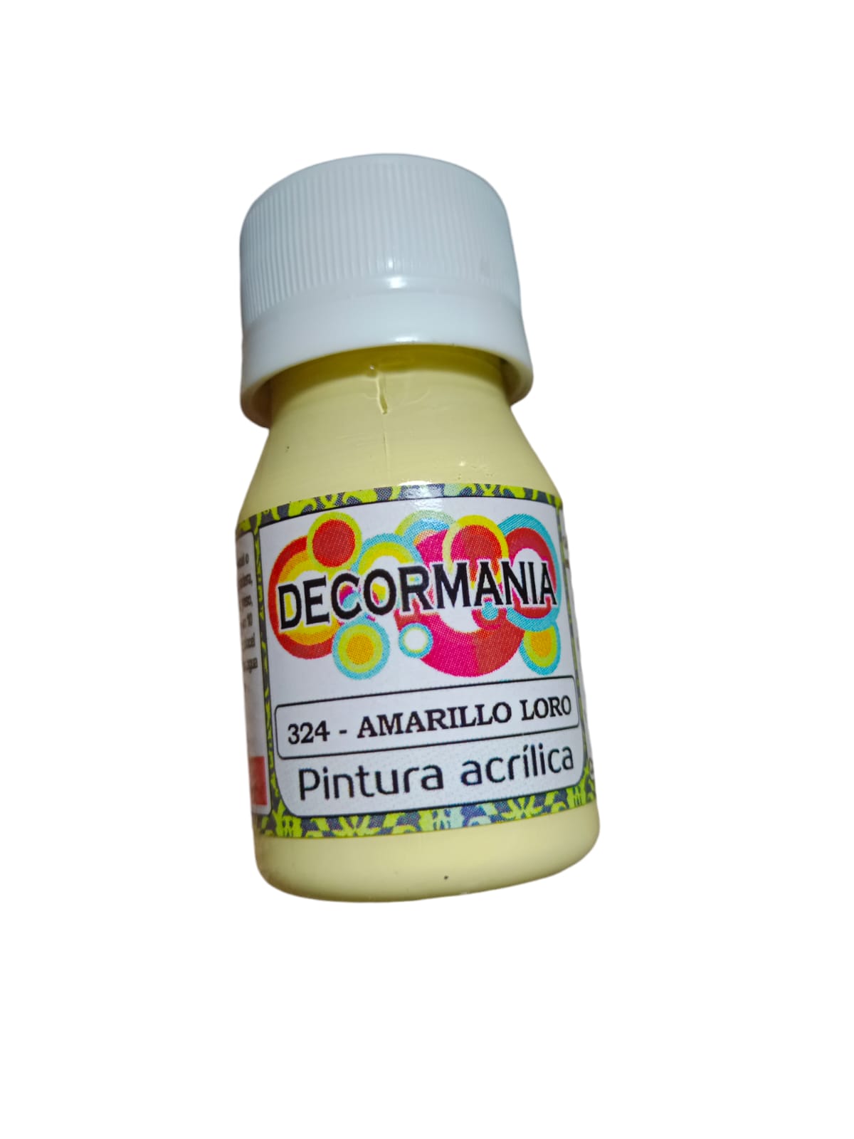 Pintura acrílica Amarillo Loro (324)