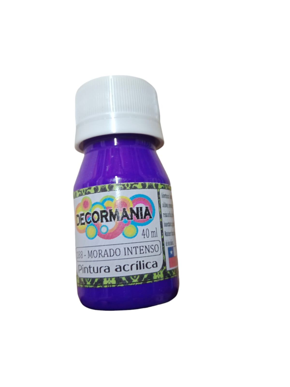 Pintura acrílica Morado Intenso (188)