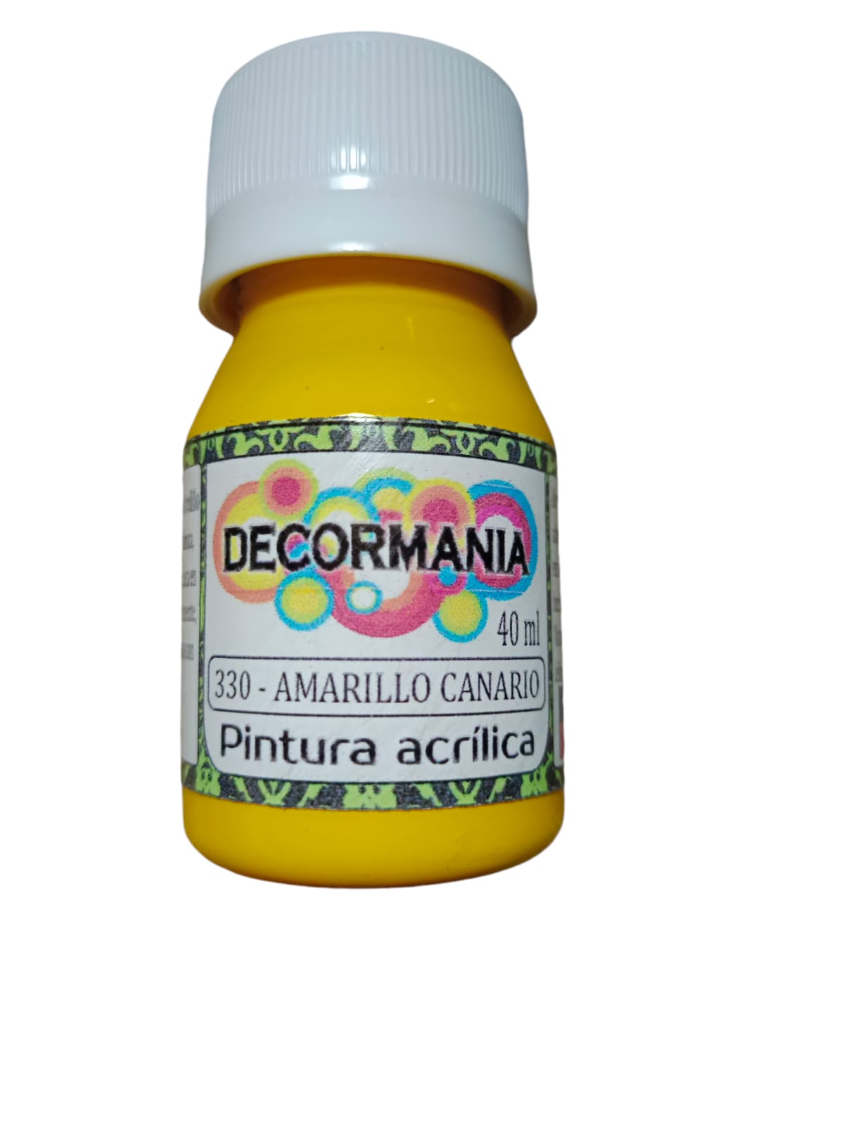 Pintura acrílica Amarillo Canario (330)