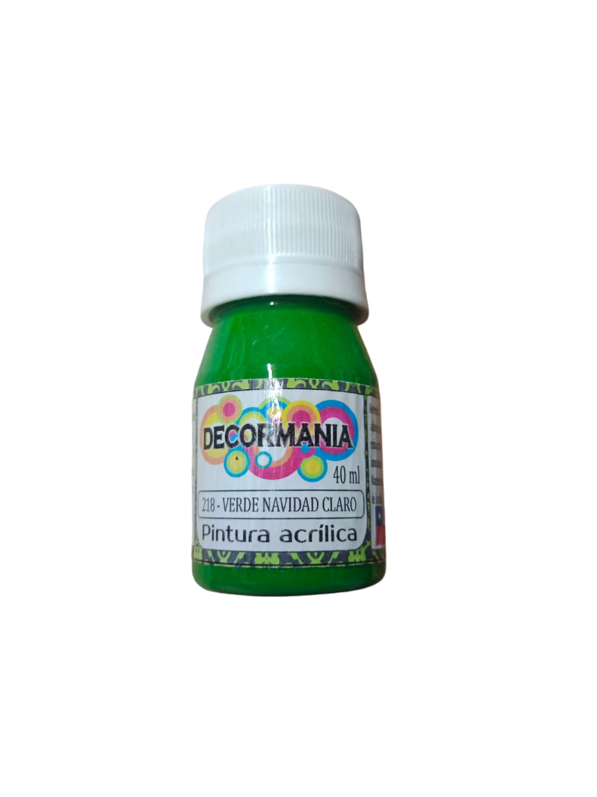 Pintura acrílica Verde Navidad Claro (218)