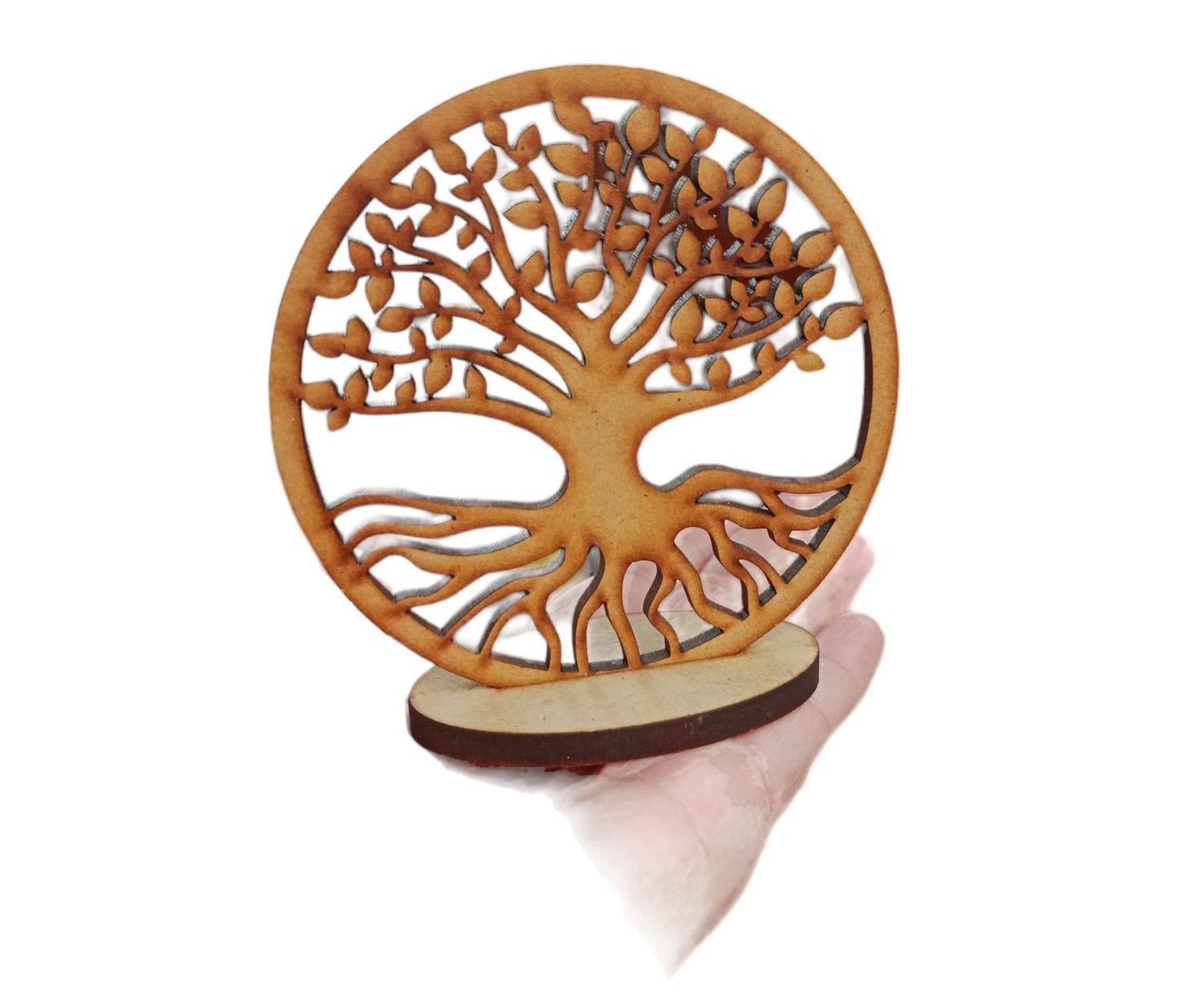 Árbol vida de madera para pintar (MDF)