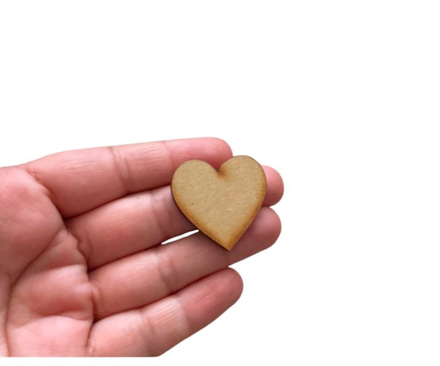 Corazón de madera mdf