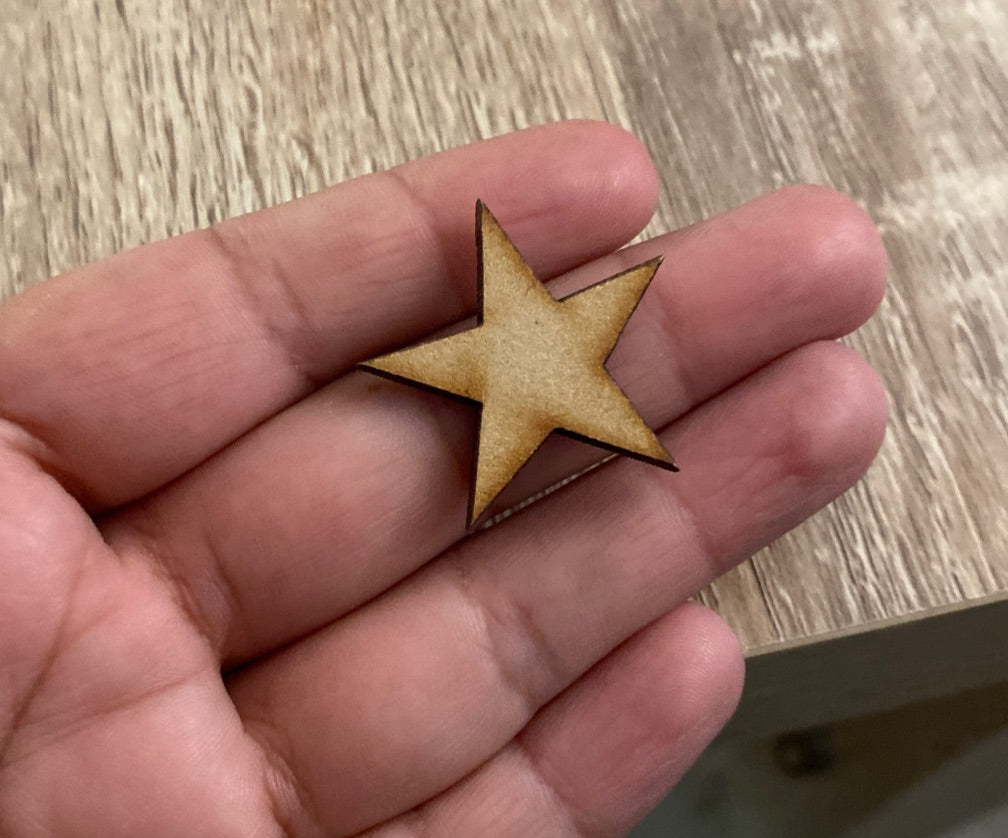 Estrella de madera MDF