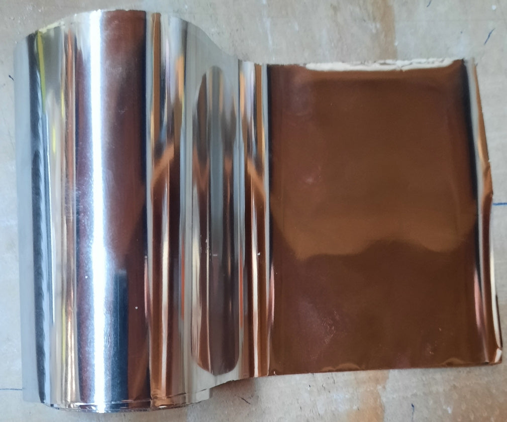 Folia plateada 1 metro