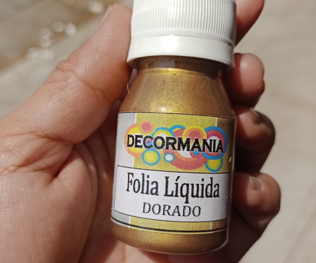 Folia dorada liquida