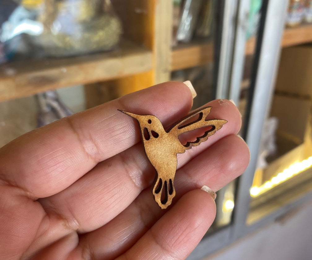 Mini Colibrí de madera