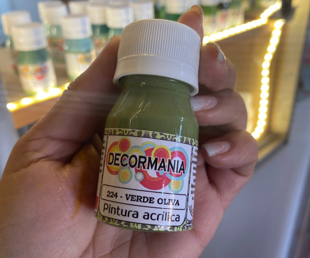 Pintura acrílica verde oliva (225)