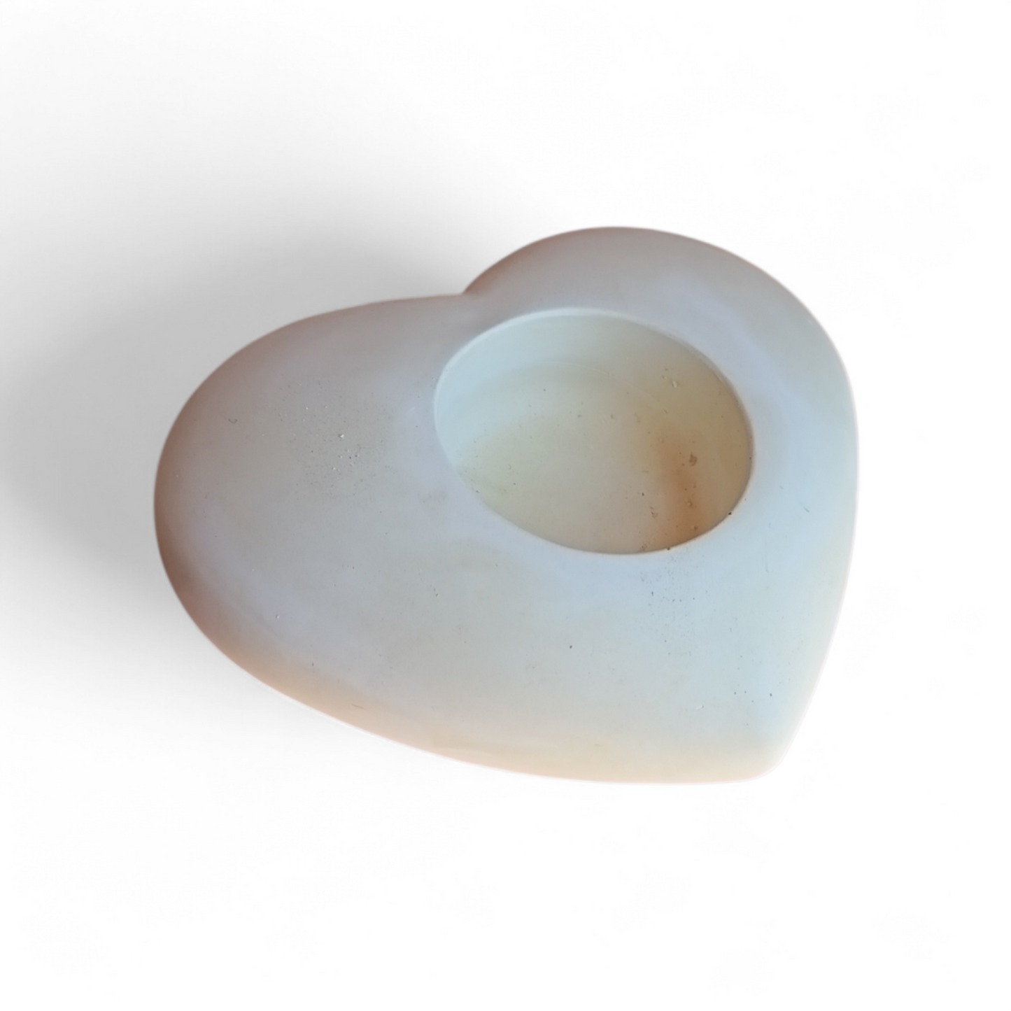 Porta velas corazón