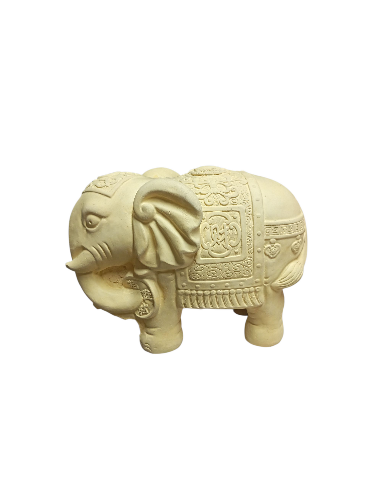 Elefante moneda 18 cm alto x 23 cm largo