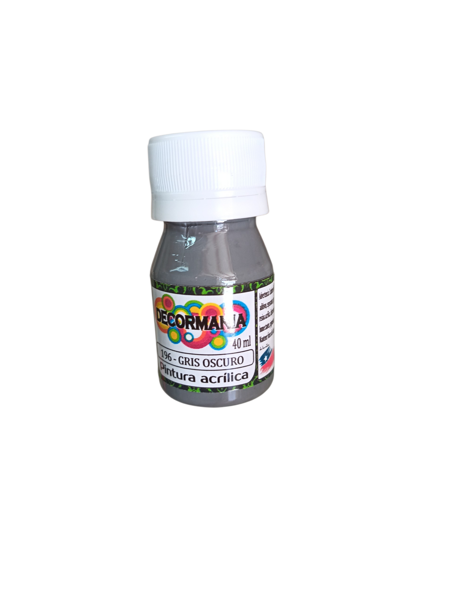 Pintura acrílica gris (196)