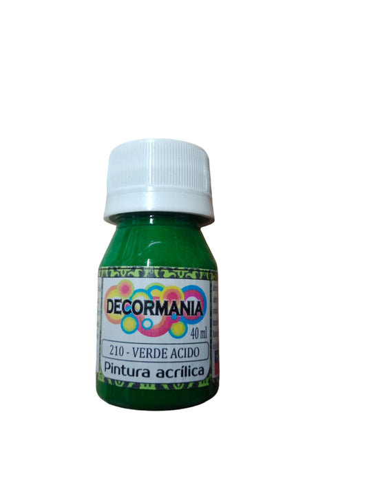 Pintura acrílica verde ácido (210)