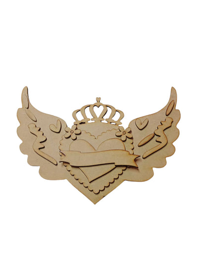 Corazón armable de madera (Mdf)
