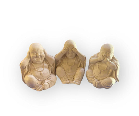 Monjes sabios chinos 10 cm alto c 8 cm ancho