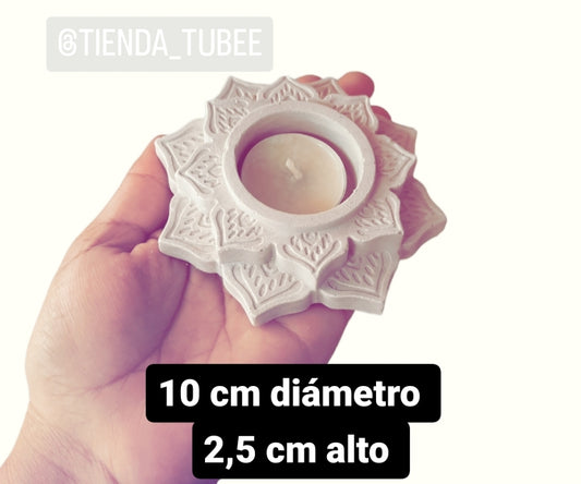 Porta vela flor de loto (276)