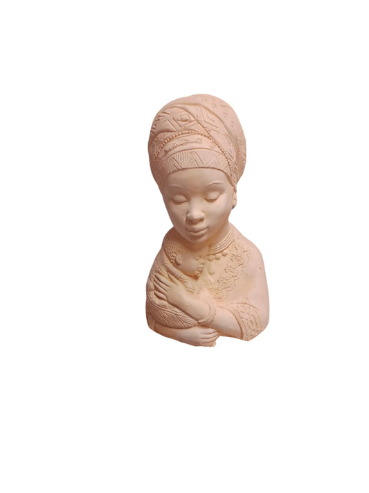 Africana con bebé