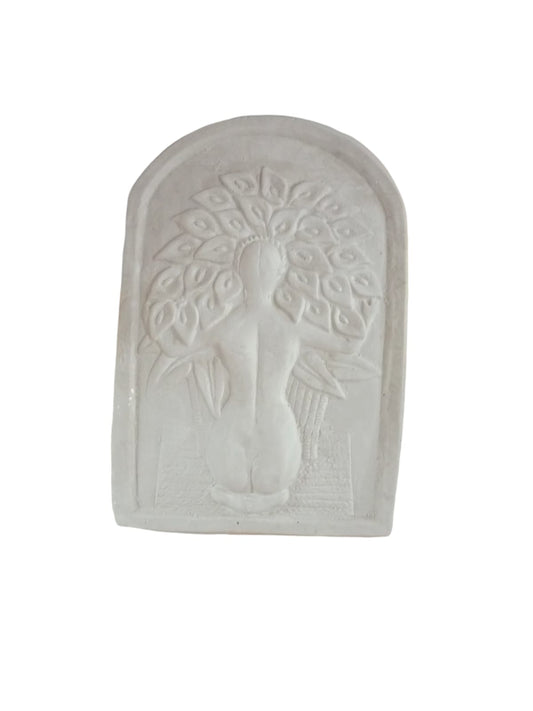 Cuadro mujer y flores (657)