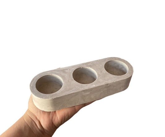 Porta vela  triple (458)