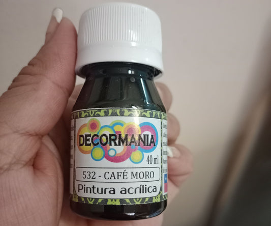 Pintura acrílica café Moro (532)