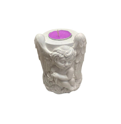 Angel porta velas 9,5 CM x 7 CM ancho (907)