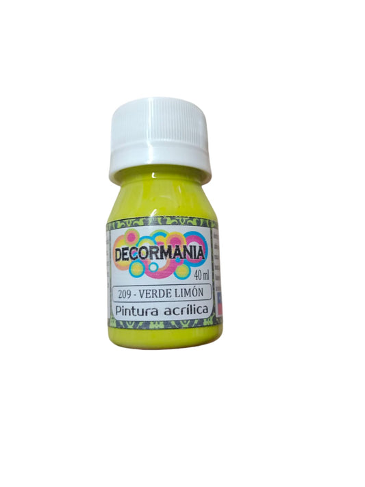 Pintura acrílica Verde Limón (209)