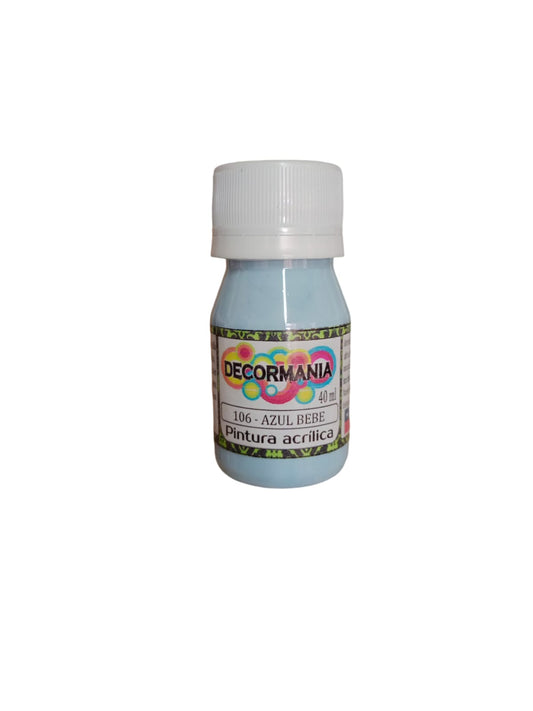 Pintura acrílica Azul bebé (106)