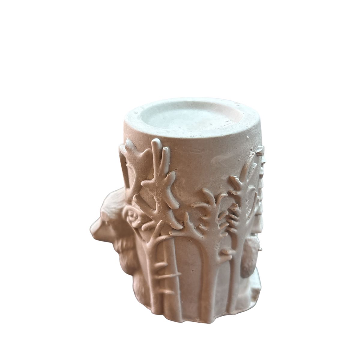 Porta vela reno (904) 13 cm alto  x 16 cm ancho