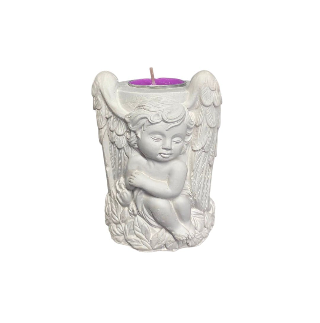 Angel porta velas 9,5 CM x 7 CM ancho (907)