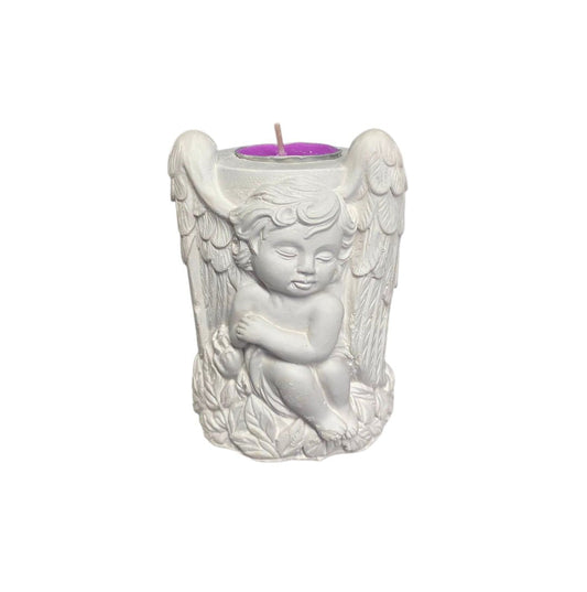 Angel porta velas 9,5 CM x 7 CM ancho (907)