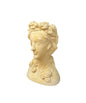 Maceta mujer flores 36cm alto x 26 ancho