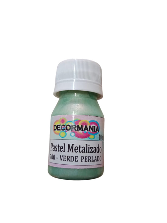 Pintura metalizada pastel verde perlado (700)