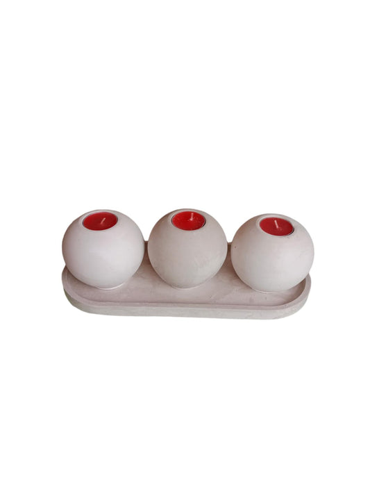 Set esferas velas