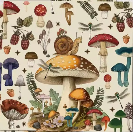 Servilleta hongos 🍄