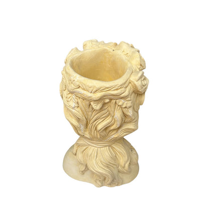 Maceta mujer flores 36cm alto x 26 ancho