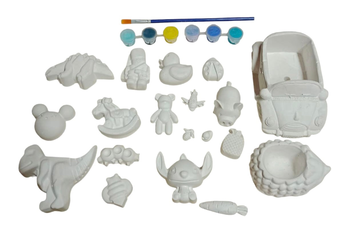 Caja infantil para pintar modelo 1