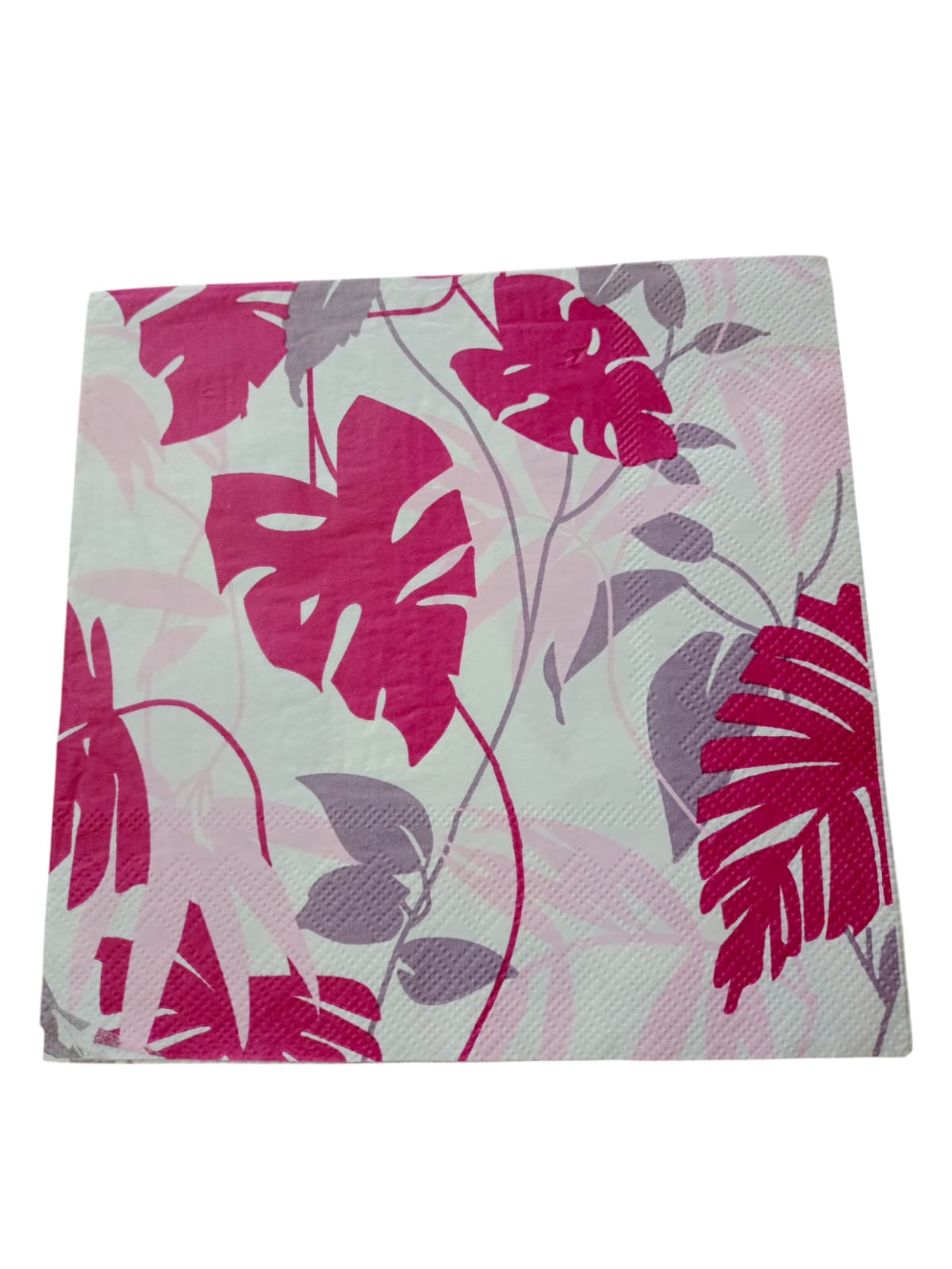 Servilleta hojas decoupage