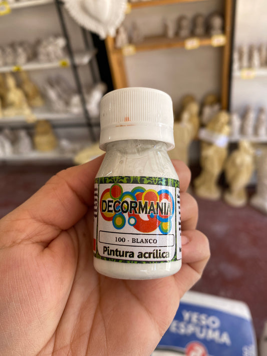Pintura acrílica blanco (100)