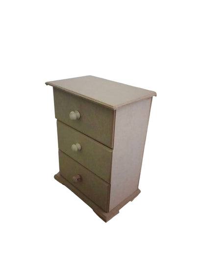 Comoda 3 cajones de madera