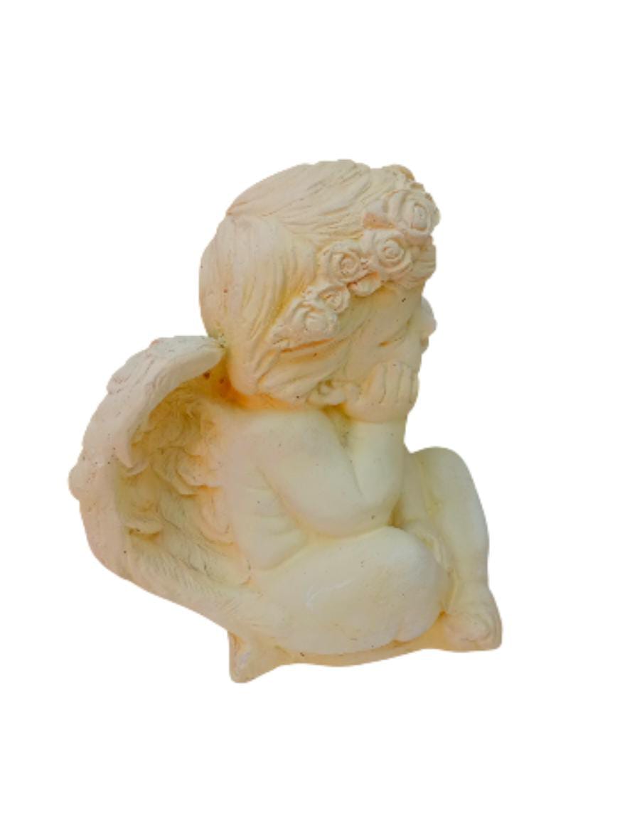 Ángel pensando 23 cm alto x 20 cm ancho