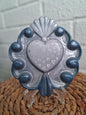 Corazón plateado