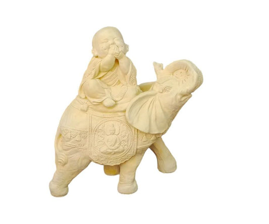 Elefante con monje (ziña)